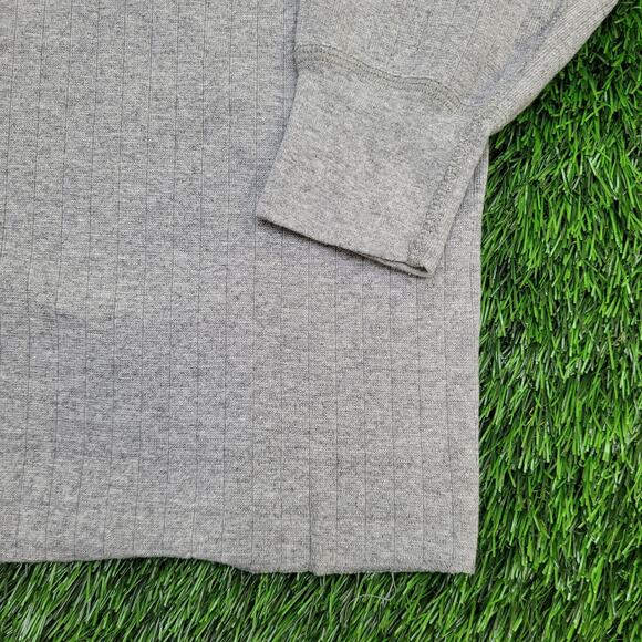 Vintage Champion Ribbed Sweater Large 22x28 Gray - Picture 9 of 13